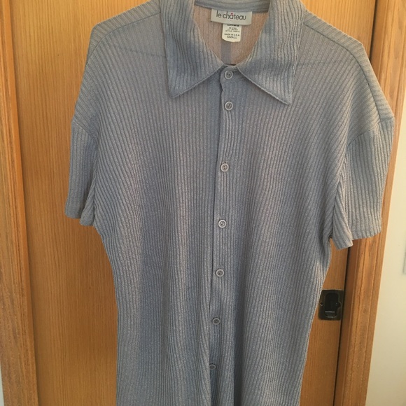 LE CHATEAU Short Sleeve Summer Shirt. Small - Picture 4 of 10
